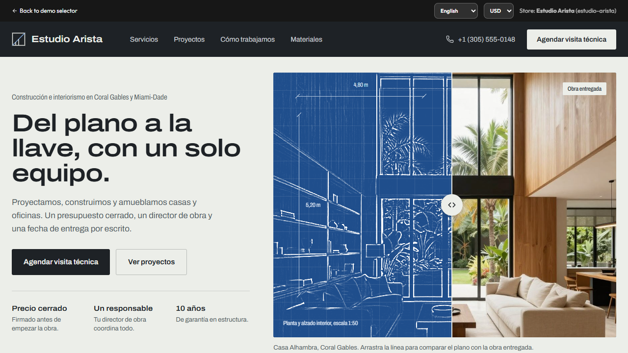 Demo de Estudio Arista