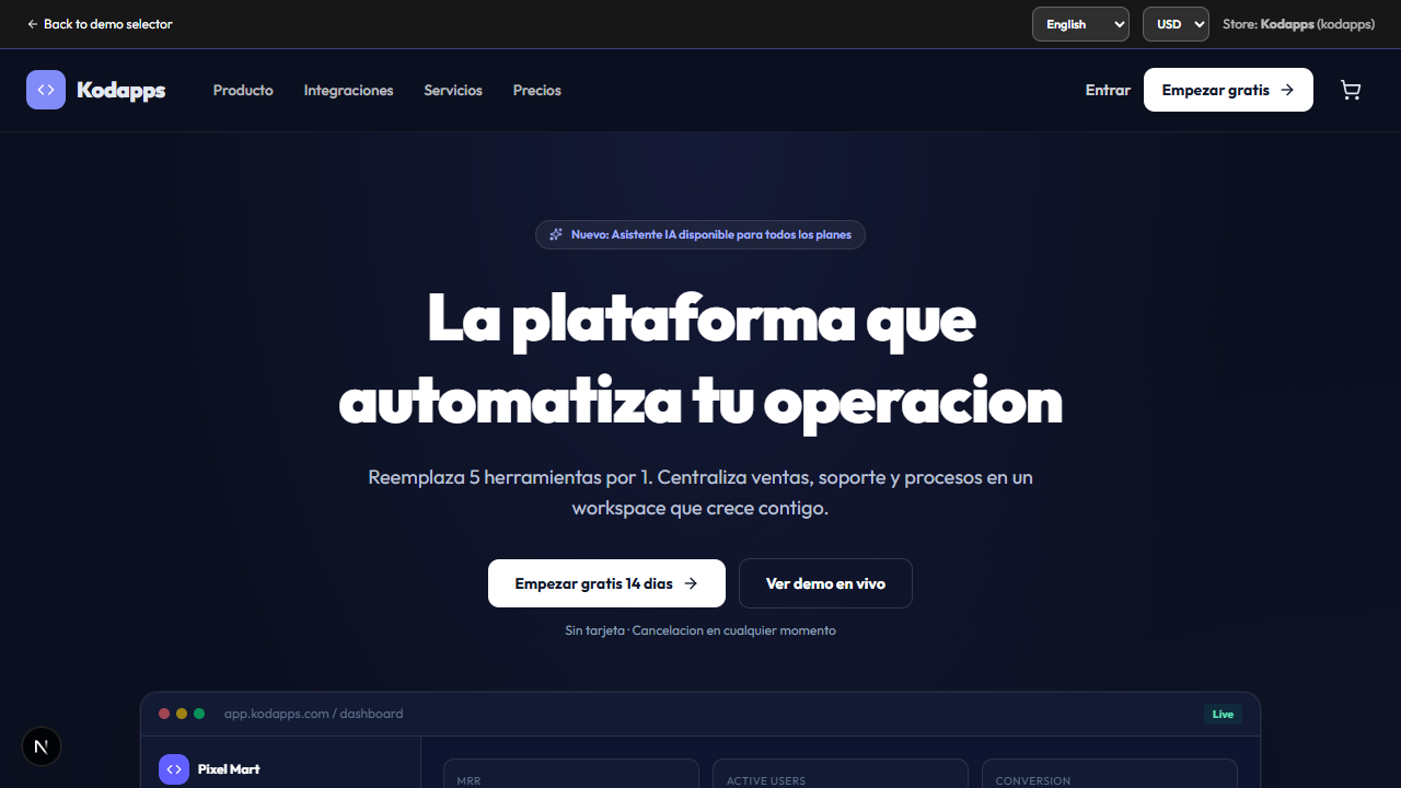 Demo de Kodapps