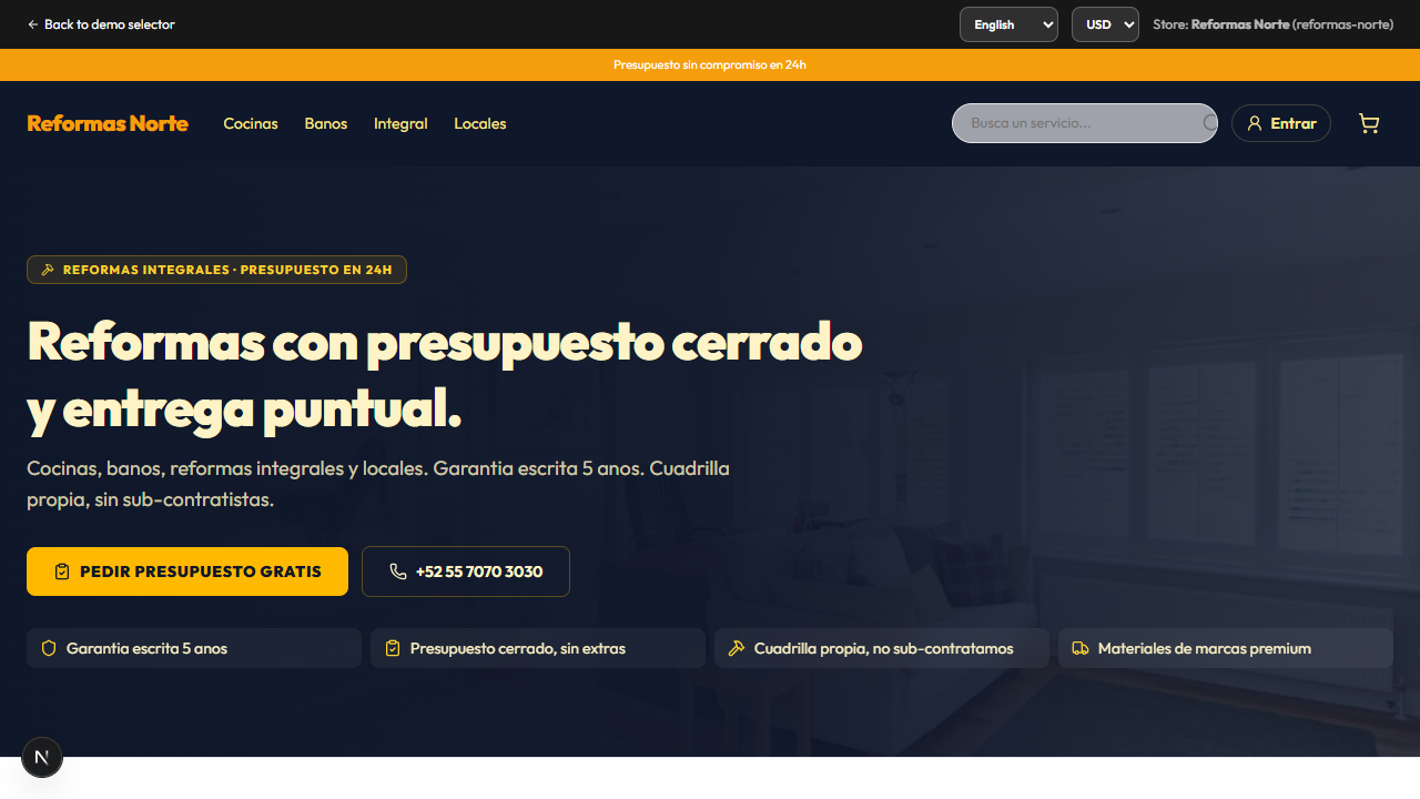 Demo de Reformas Norte